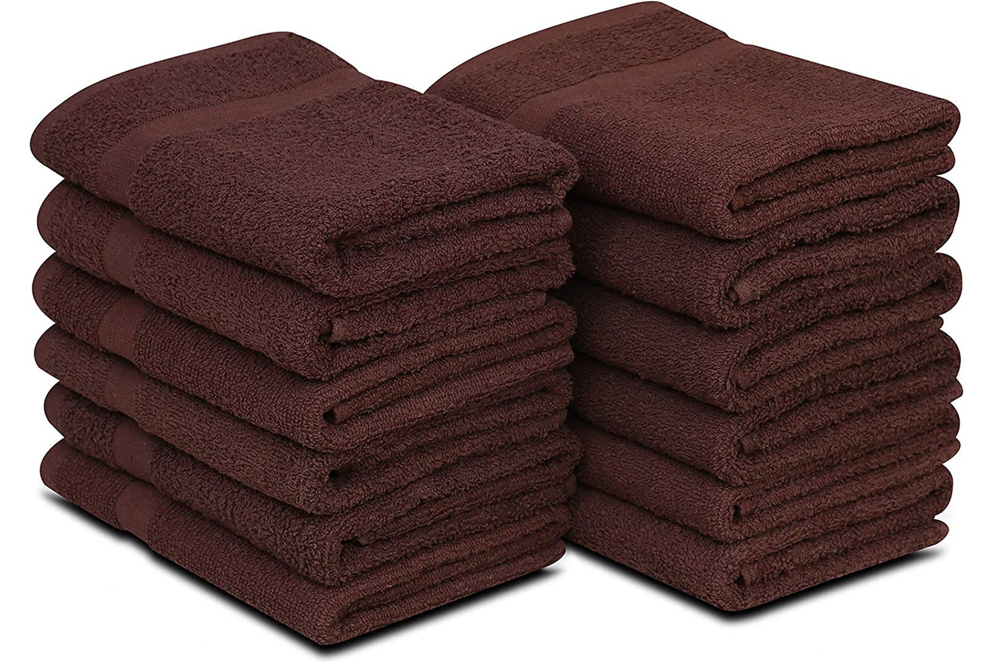 GOLD TEXTILES 20X40 Economy 100% Cotton Hair & Bath Towels