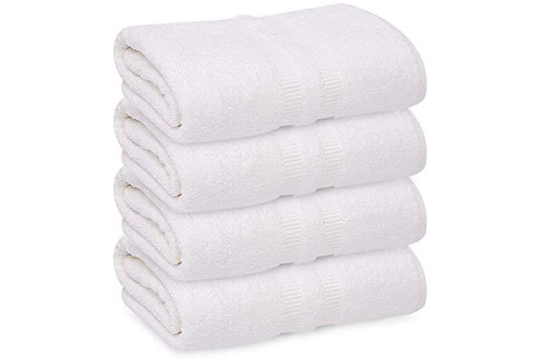 Gold Textiles 12 Pack Premium Cotton Bath Sheets Bright White 30x60 inch  Luxury Bath Towel for Gym
