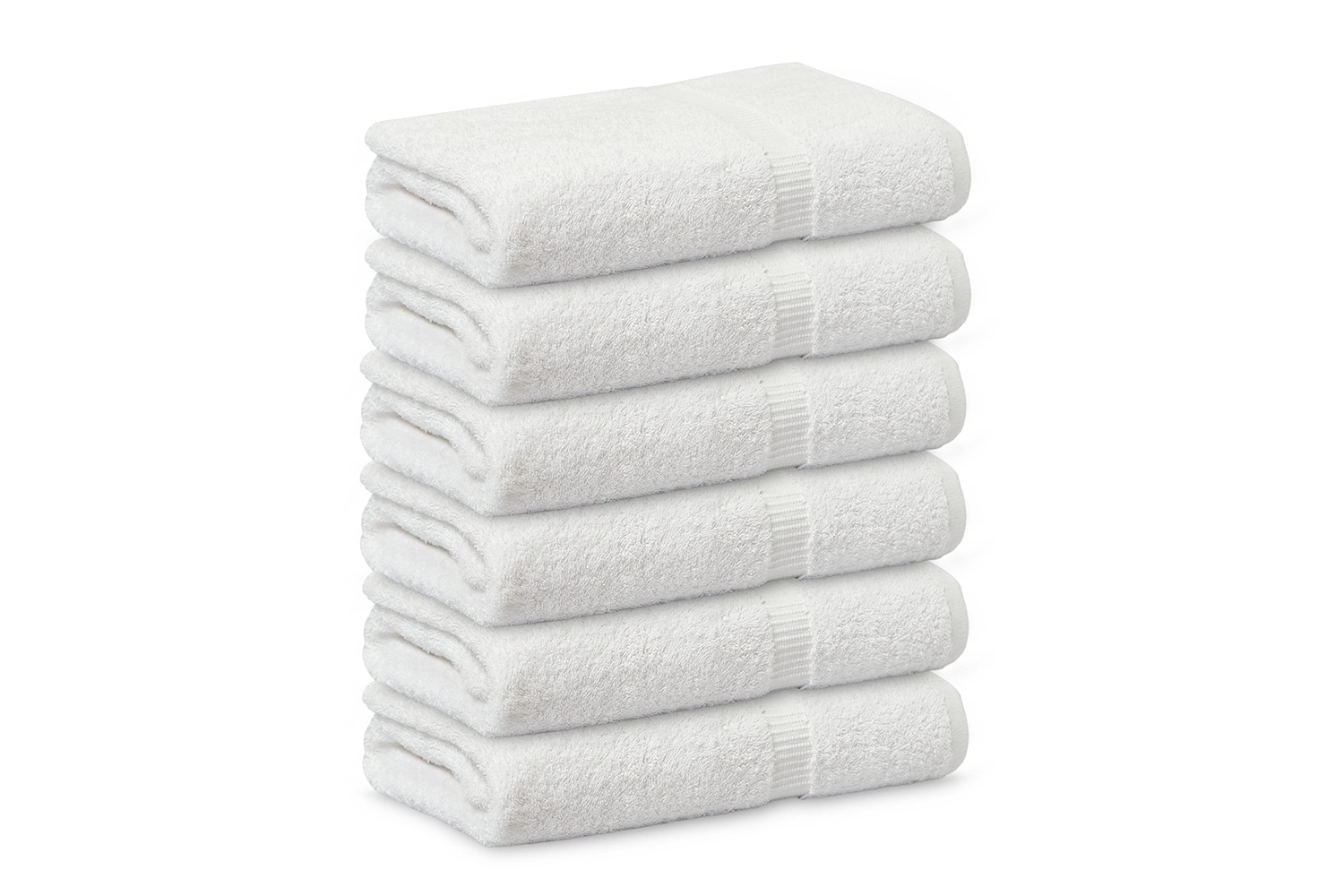 GOLD TEXTILES 36 PCS White Bath Towels Bulk (24x50 Inches) - Light Weight  Easy-Care Commercial Grade (36)
