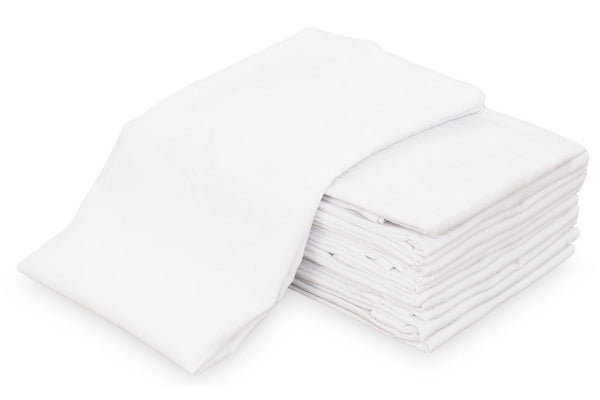 Pack of 192 Flour Sack Towels  Cotton Kitchen Towels (White)  - 28 x 28 Inches –Multipurpose Soft & Absorbent (192, 28x28)