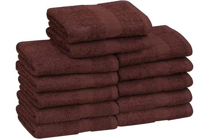 16 X 27 Burgundy Salon Towels Bleach Resistant 100% Cotton