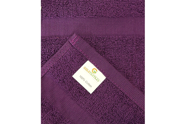 16x26-Purple Bleach Resistant Hand towels 100% Cotton