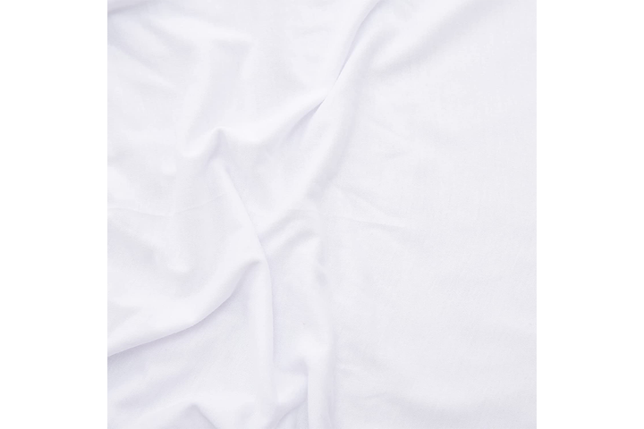 GOLD TEXTILES 24 Pack Flat Sheet Bright White T-200 Percale Hotel Linen, Soft and Comfortable