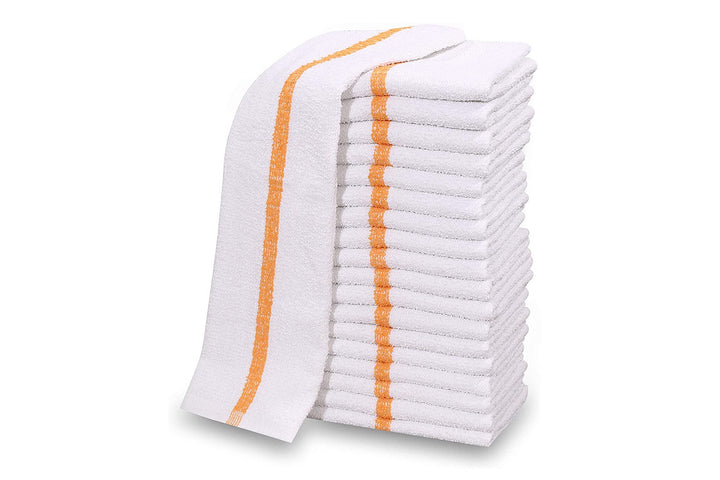 GOLD TEXTILES Bulk Pack New Cotton Blend Restaurant Bar Mops Kitchen Towels 28oz (20 Dozen)